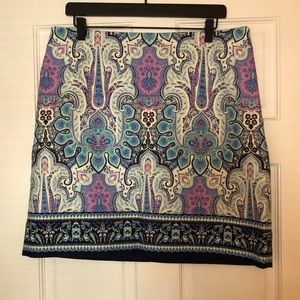 Talbot’s Patterned Skirt